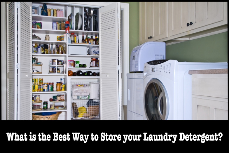 Way to Store Laundry Detergent