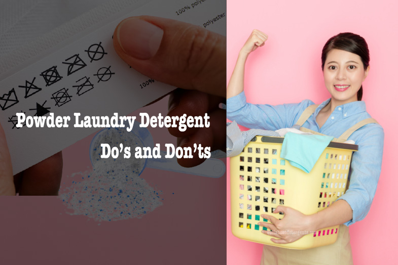 laundry detergent dos donts