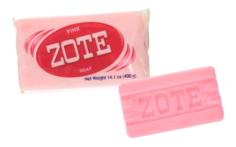 zote pink laundry bar soap